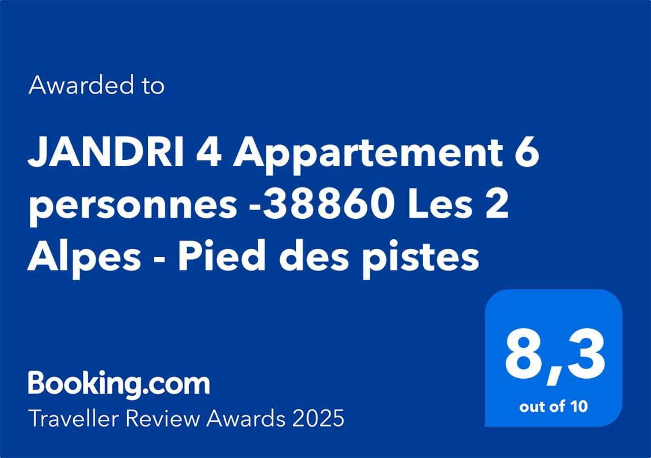 Jandri 4 Appartement 6 Personnes -38860 Les 2 Alpes - Pied Des Pistes Les Deux Alpes Ngoại thất bức ảnh
